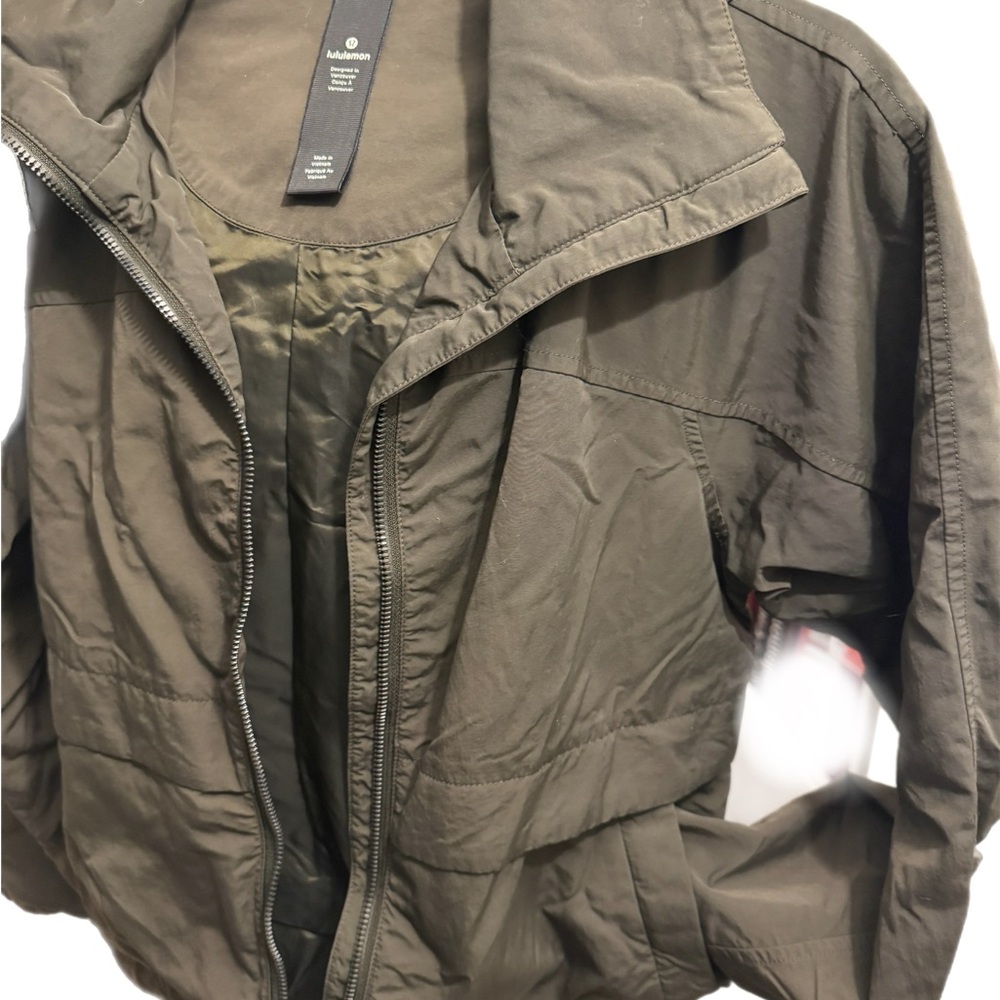 lululemon athletica dark green  Varsity Jacket